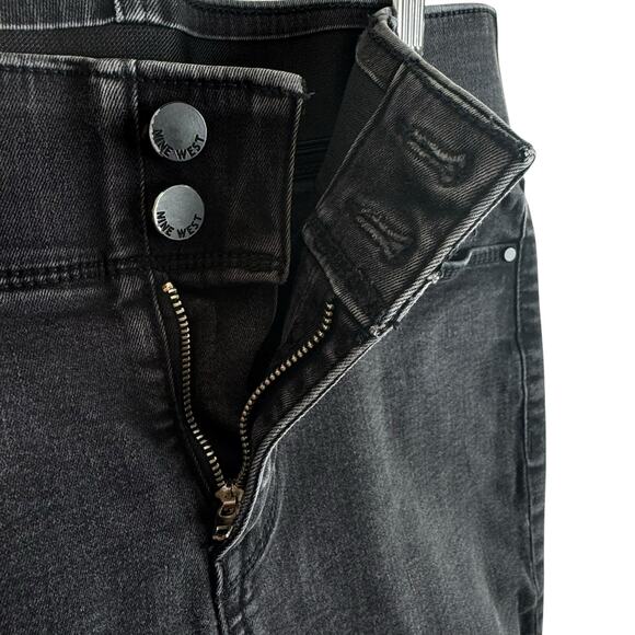 Nine West Black Slim Straight Jeans 4 - Picture 4 of 8